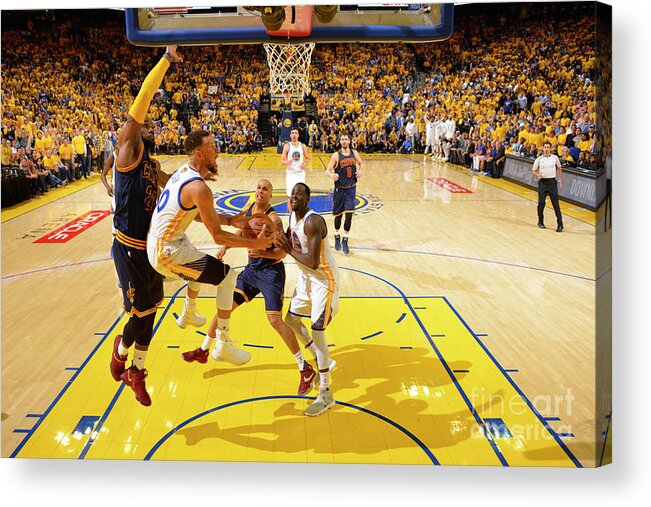 Playoffs Acrylic Print featuring the photograph Stephen Curry by Jesse D. Garrabrant