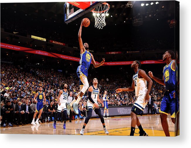 Kevin Durant Acrylic Print featuring the photograph Kevin Durant #17 by Noah Graham