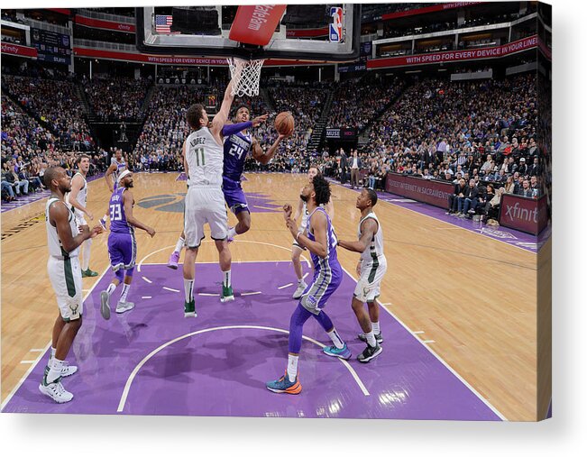 Buddy Hield Acrylic Print featuring the photograph Buddy Hield by Rocky Widner