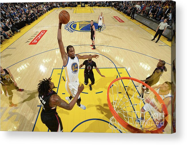 Nba Pro Basketball Acrylic Print featuring the photograph Kevin Durant by Noah Graham