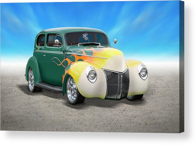 1940 Ford Coupe Acrylic Print featuring the photograph 1940 Ford Coupe by Mike McGlothlen