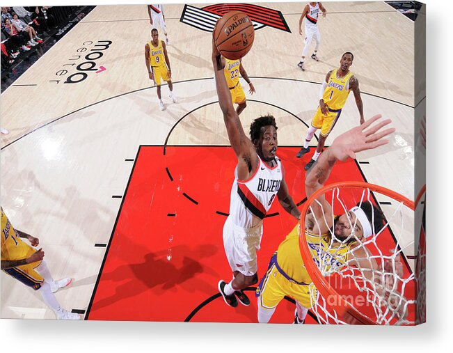 Nba Pro Basketball Acrylic Print featuring the photograph Al-farouq Aminu by Sam Forencich