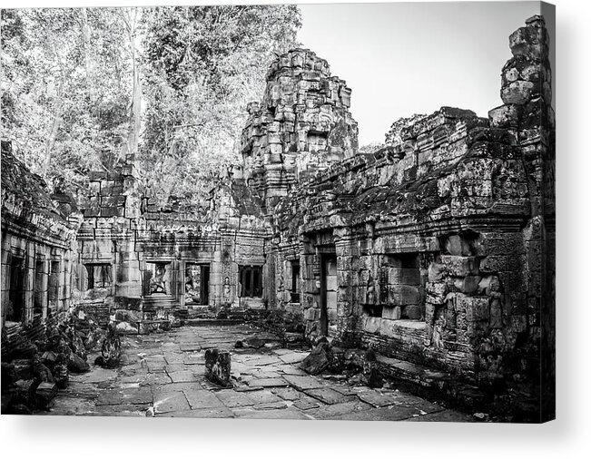 Angkor Acrylic Print featuring the photograph Angkor wat. Cambodia #2 by Lie Yim