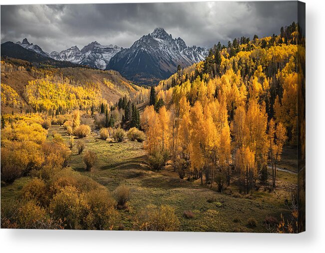 Colorado Acrylic Print featuring the photograph Autumn Glow #2 by Ryan Smith