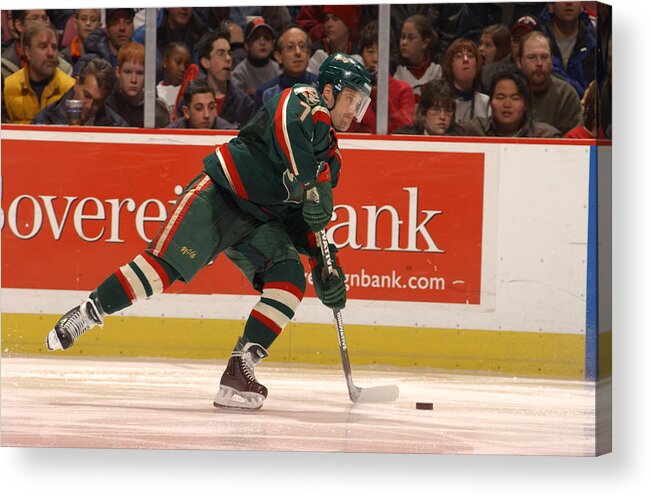 National Hockey League Acrylic Print featuring the photograph Cliff Ronning #2 by B Bennett