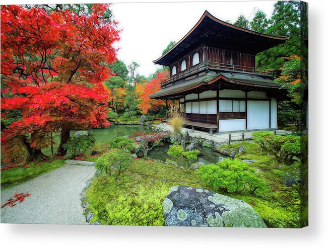 Temple Acrylic Print featuring the photograph Dreamscape #3 by Wayne Sherriff