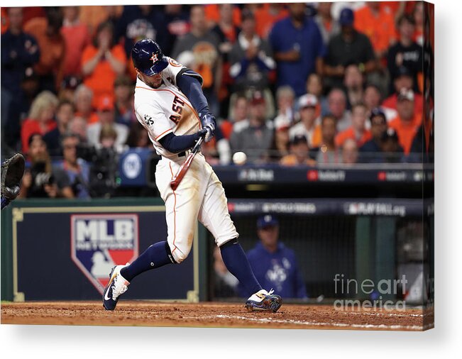 People Acrylic Print featuring the photograph George Springer by Christian Petersen