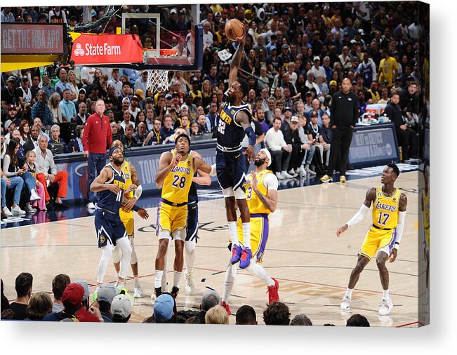 Playoffs Acrylic Print featuring the photograph Jeff Green #2 by Andrew D. Bernstein