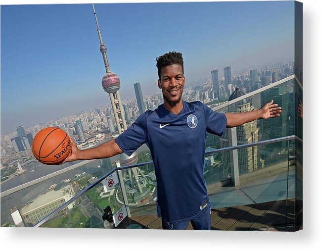 Event Acrylic Print featuring the photograph Jimmy Butler by David Dow