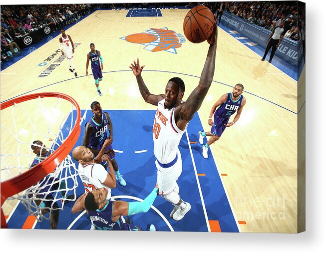 Nba Pro Basketball Acrylic Print featuring the photograph Julius Randle by Nathaniel S. Butler