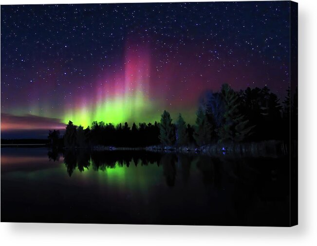 Aurora Acrylic Print featuring the photograph Northern Lights #2 by Shixing Wen