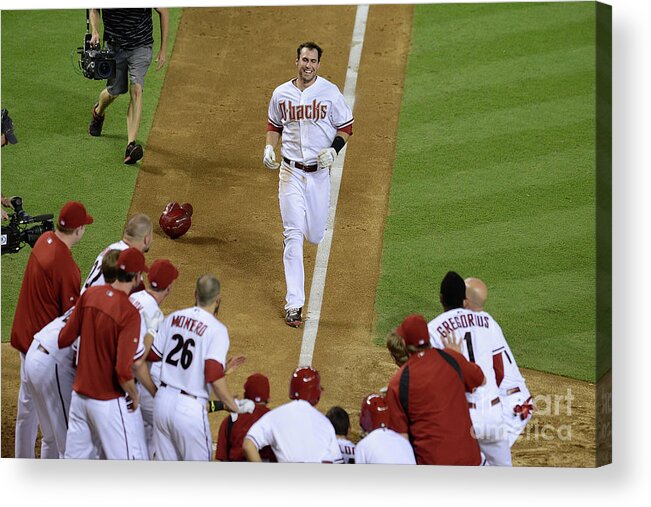 American League Baseball Acrylic Print featuring the photograph Paul Goldschmidt #2 by Norm Hall
