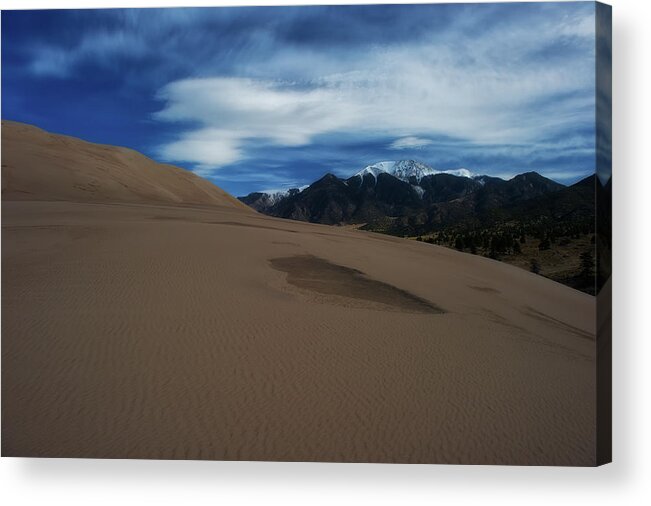  Acrylic Print featuring the photograph Sand Dunes #2 by Doug Wittrock