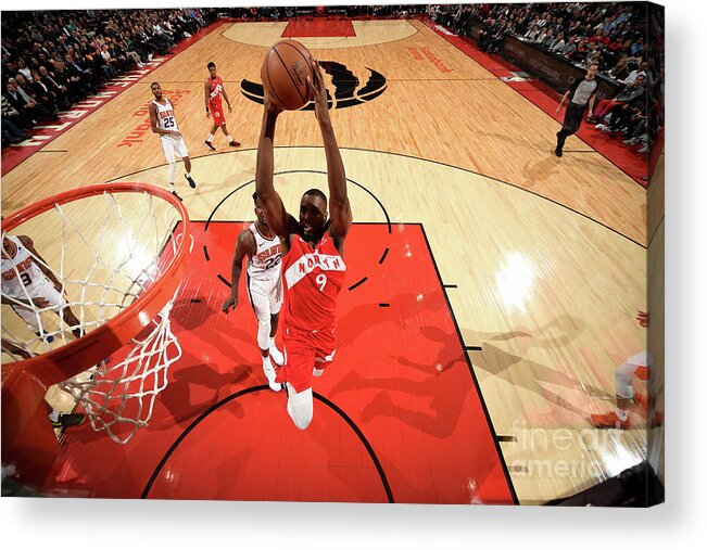 Nba Pro Basketball Acrylic Print featuring the photograph Serge Ibaka by Ron Turenne