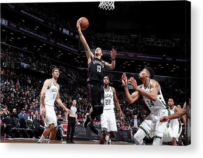 Nba Pro Basketball Acrylic Print featuring the photograph Shabazz Napier by Nathaniel S. Butler