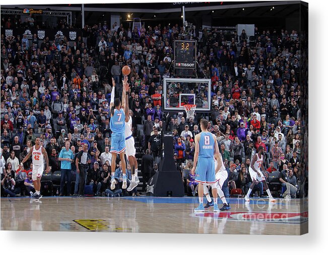 Nba Pro Basketball Acrylic Print featuring the photograph Skal Labissiere by Rocky Widner