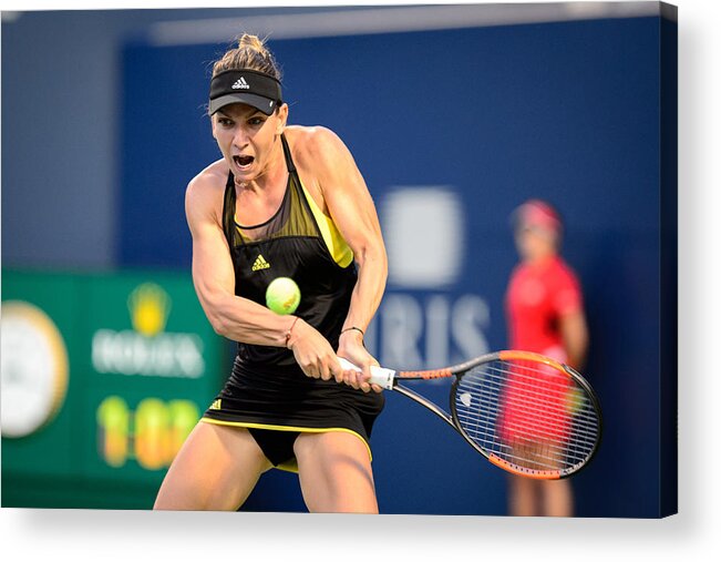 International Match Acrylic Print featuring the photograph TENNIS: AUG 09 WTA Rogers Cup by Icon Sportswire
