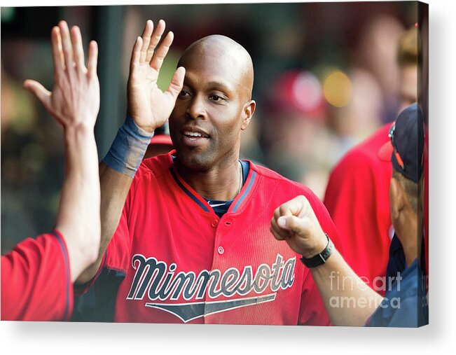 People Acrylic Print featuring the photograph Torii Hunter #2 by Jason Miller