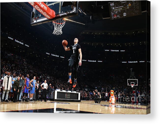 Zach Lavine Acrylic Print featuring the photograph Zach Lavine by Nathaniel S. Butler