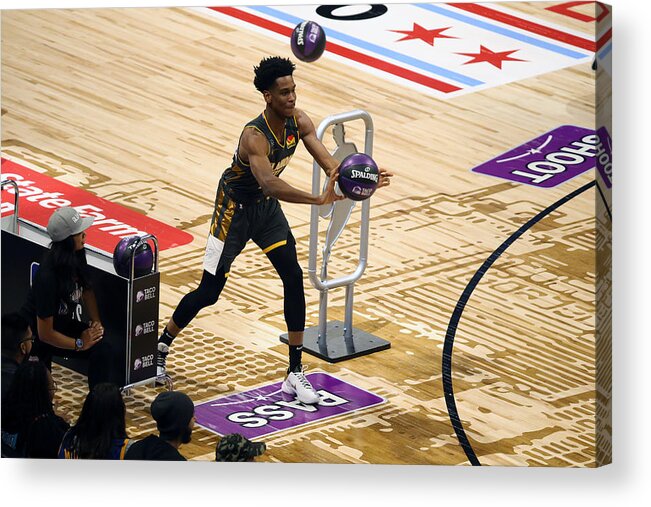 Nba Pro Basketball Acrylic Print featuring the photograph 2020 NBA All-Star - Taco Bell Skills Challenge by David Sherman