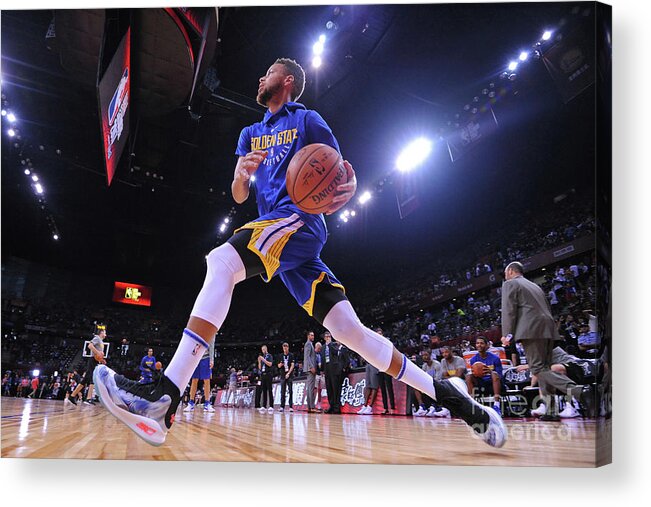 Event Acrylic Print featuring the photograph Stephen Curry by Noah Graham