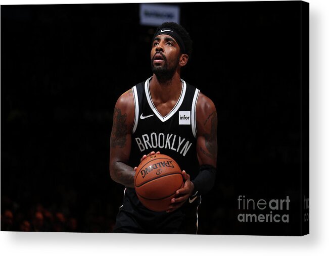 Nba Pro Basketball Acrylic Print featuring the photograph Kyrie Irving by Nathaniel S. Butler