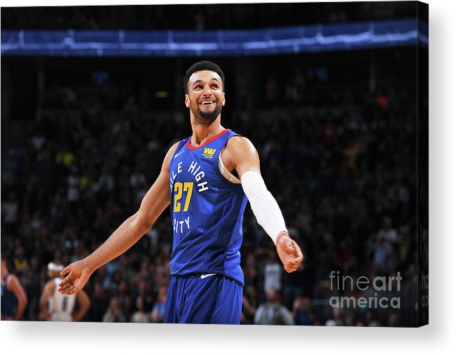 Jamal Murray Acrylic Print featuring the photograph Jamal Murray #24 by Garrett Ellwood