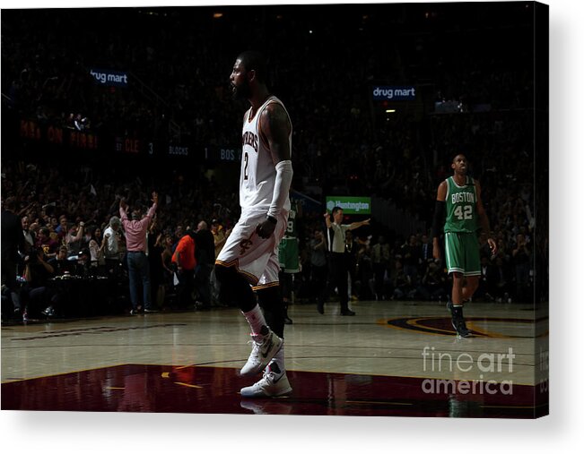 Kyrie Irving Acrylic Print featuring the photograph Kyrie Irving by Nathaniel S. Butler