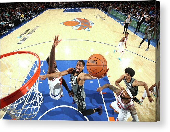 Nba Pro Basketball Acrylic Print featuring the photograph Spencer Dinwiddie by Nathaniel S. Butler