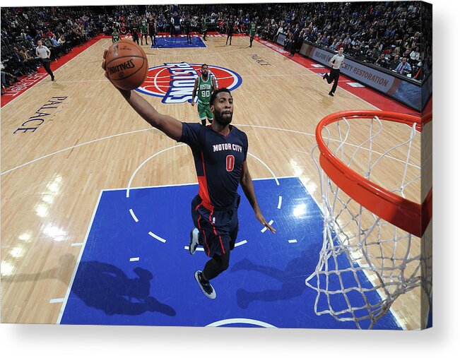 Andre Drummond Acrylic Print featuring the photograph Andre Drummond #3 by Chris Schwegler