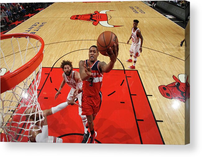 Nba Pro Basketball Acrylic Print featuring the photograph Bradley Beal by Gary Dineen