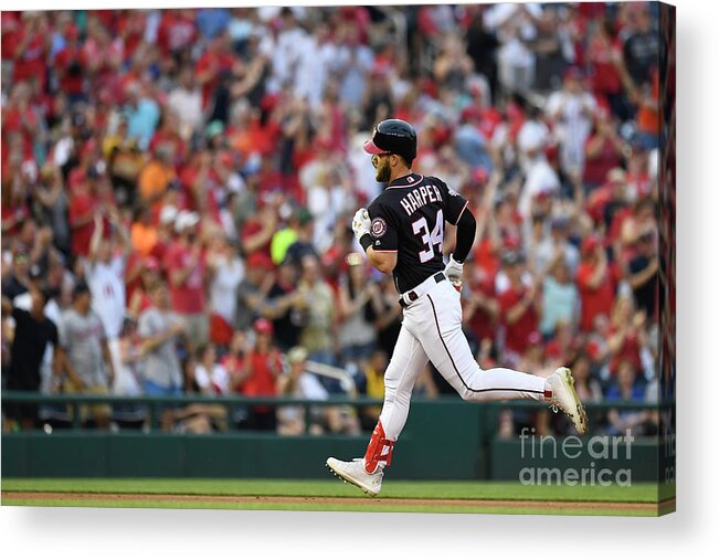 People Acrylic Print featuring the photograph Bryce Harper #3 by Patrick Mcdermott