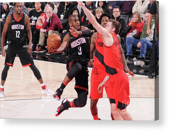 Chris Paul Acrylic Print featuring the photograph Chris Paul by Sam Forencich