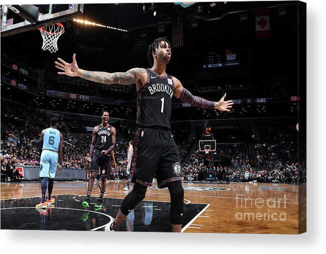 D'angelo Russell Acrylic Print featuring the photograph D'angelo Russell by Nathaniel S. Butler