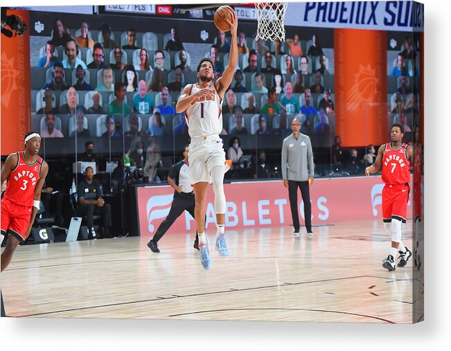Nba Pro Basketball Acrylic Print featuring the photograph Devin Booker by Bill Baptist