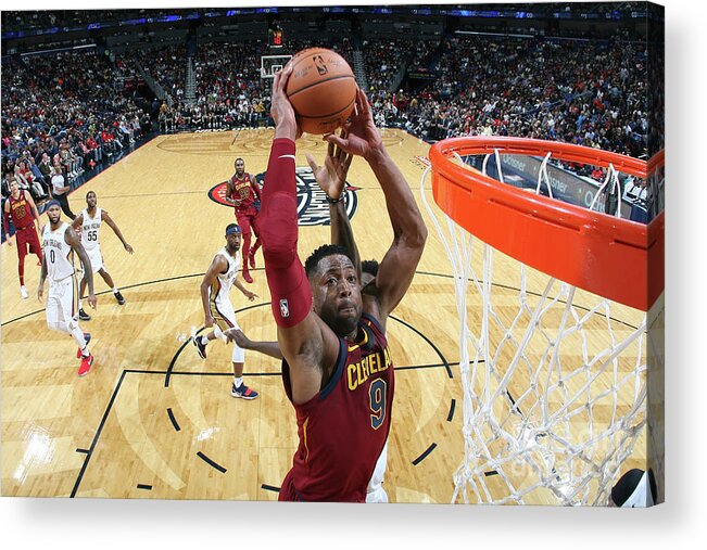 Smoothie King Center Acrylic Print featuring the photograph Dwyane Wade by Layne Murdoch