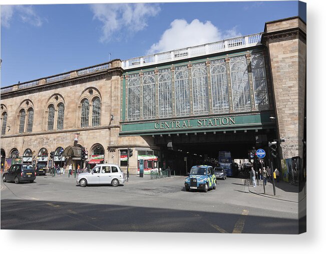 Scotland Acrylic Print featuring the photograph Glasgow Central Station #3 by Theasis