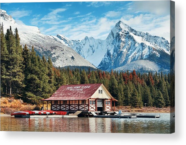 Banff Acrylic Print featuring the photograph Jasper National Park Canada #3 by Songquan Deng