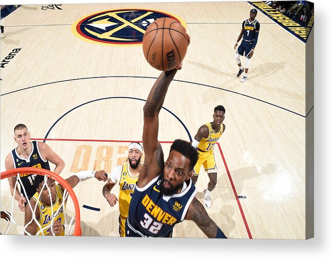 Playoffs Acrylic Print featuring the photograph Jeff Green #3 by Andrew D. Bernstein