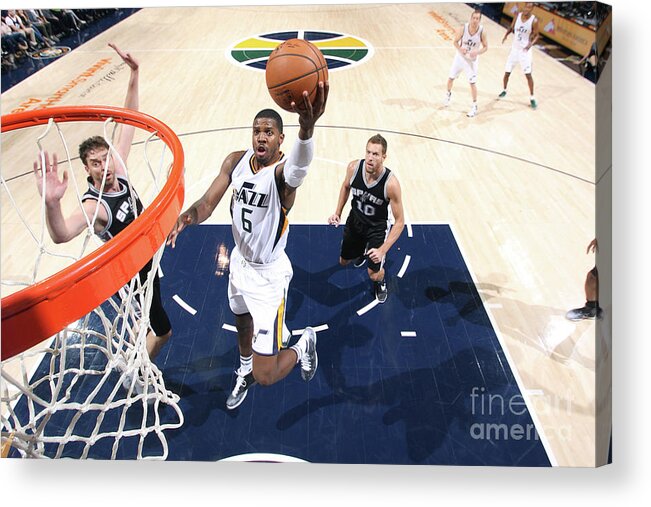 Nba Pro Basketball Acrylic Print featuring the photograph Joe Johnson by Melissa Majchrzak