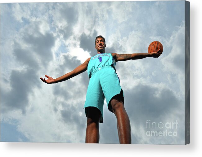 Nba Pro Basketball Acrylic Print featuring the photograph Malik Monk by Jesse D. Garrabrant