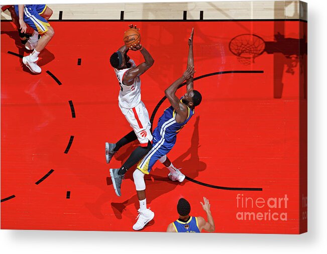 Pascal Siakam Acrylic Print featuring the photograph Pascal Siakam #3 by Mark Blinch