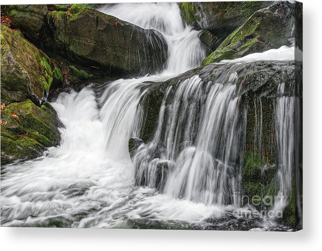 Water Acrylic Print featuring the photograph Rushing Water #3 by Phil Perkins