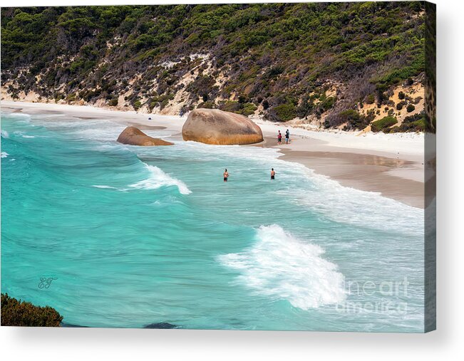 Albany Acrylic Print featuring the photograph Two People's Bay, Albany, Western Australia by Elaine Teague