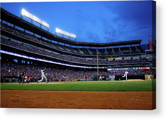 American League Baseball Acrylic Print featuring the photograph Yu Darvish by Tom Pennington
