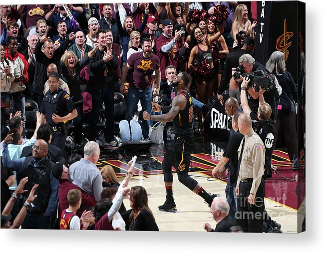 Lebron James Acrylic Print featuring the photograph Lebron James #38 by Nathaniel S. Butler