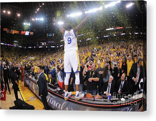 Playoffs Acrylic Print featuring the photograph Andre Iguodala by Noah Graham