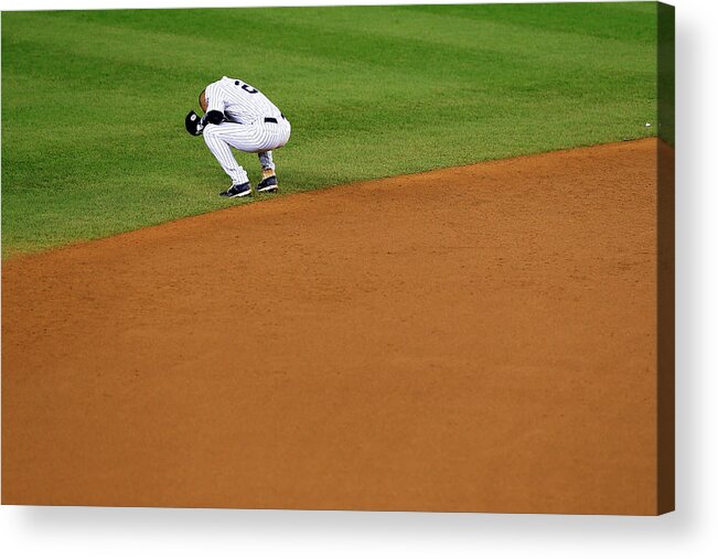 Ninth Inning Acrylic Print featuring the photograph Derek Jeter #4 by Alex Trautwig
