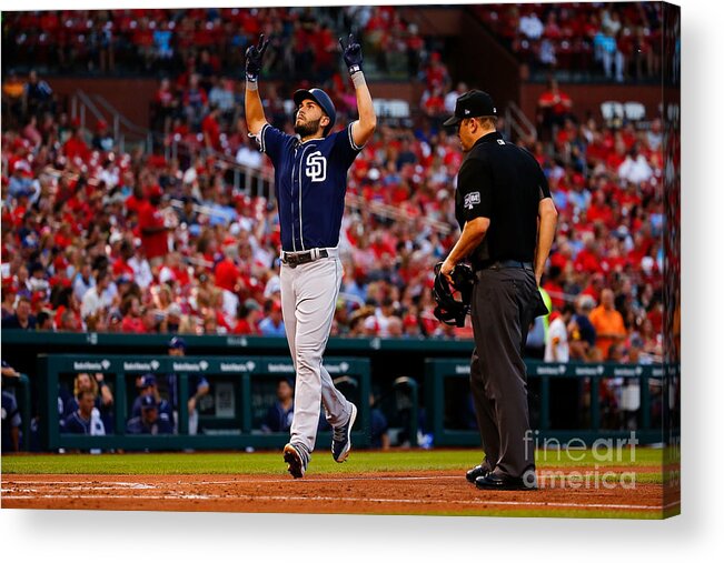 People Acrylic Print featuring the photograph Eric Hosmer by Dilip Vishwanat