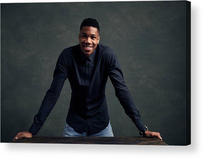 Event Acrylic Print featuring the photograph Giannis Antetokounmpo by Jennifer Pottheiser